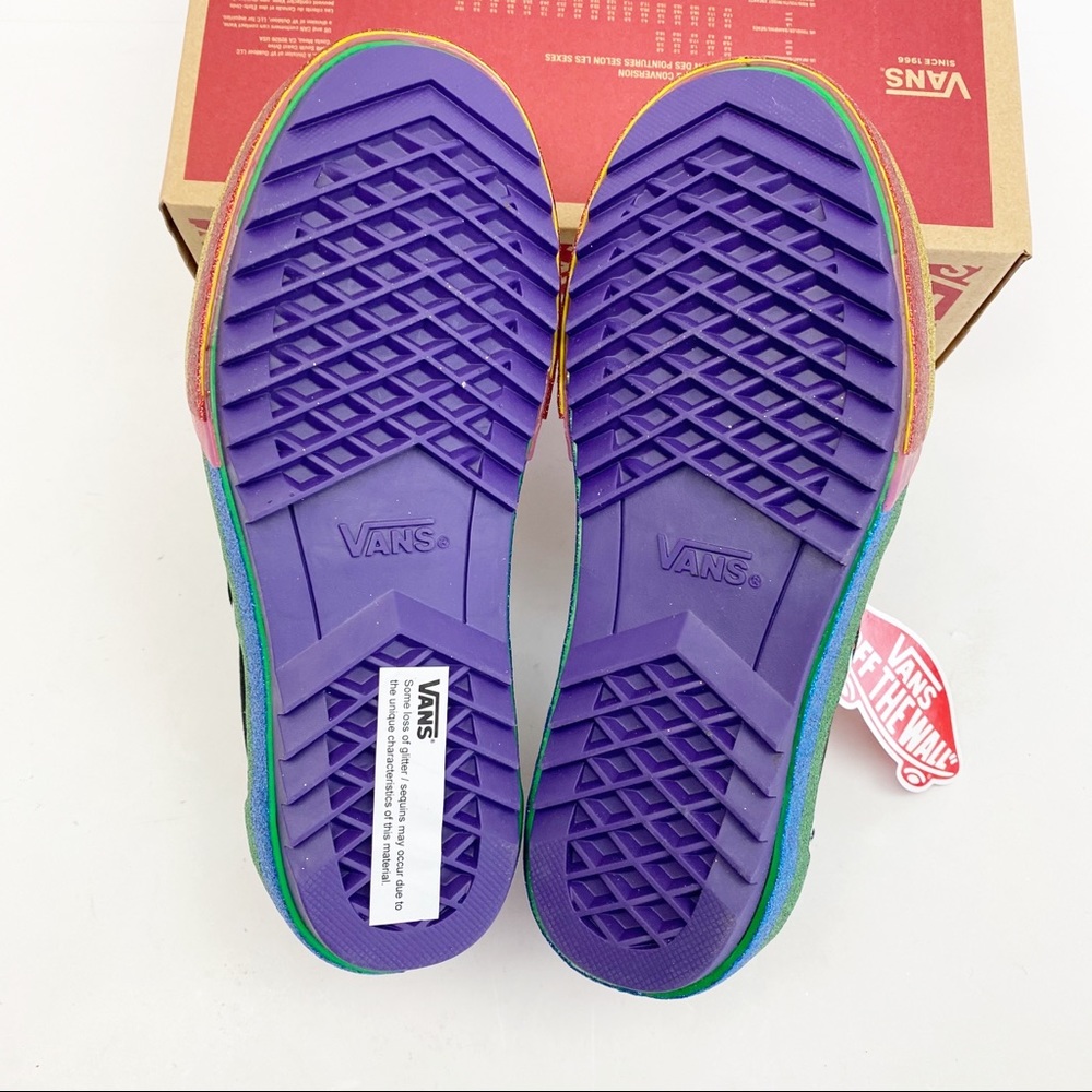 Vans Classic Slip-On Stacked Sneakers: Rainbow - Picture 13 of 15